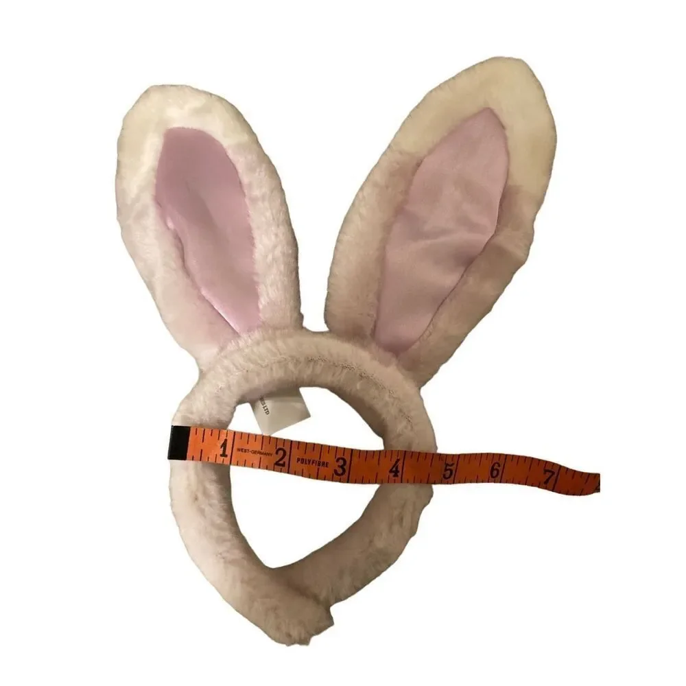 Plush Bunny Rabbit Ears Headband Stuffed Animal Neon Kids Children Toys Toy Cute